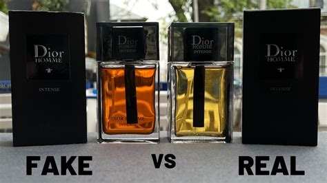 dior homme intense fake vs real